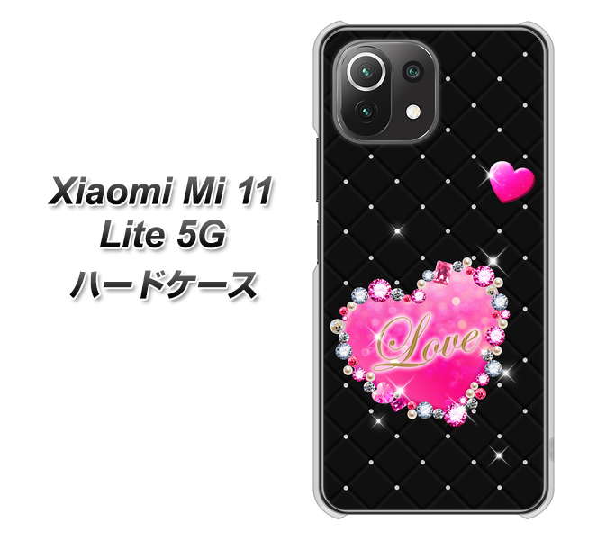 Xiaomi（シャオミ）Mi 11 Lite 5G 高画質仕上げ 背面印刷 ハードケース【SC823 スワロデコ風プリント】