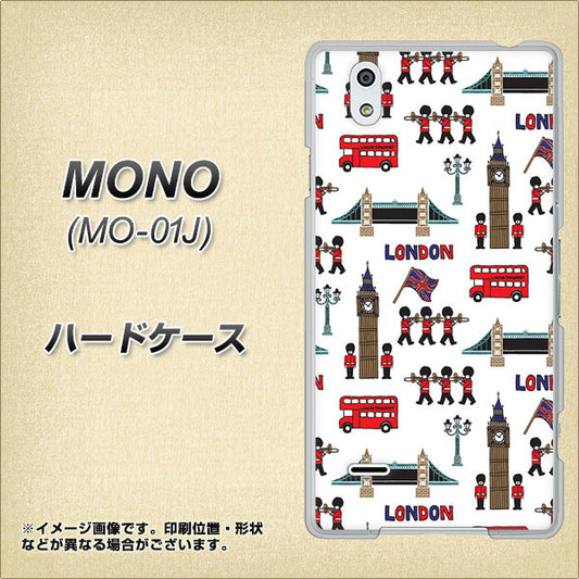 docomo MONO MO-01J 高画質仕上げ 背面印刷 ハードケース【EK811 ロンドンの街】