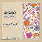 docomo MONO MO-01K 高画質仕上げ 背面印刷 ハードケース【323 小鳥と花】