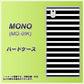 docomo MONO MO-01K 高画質仕上げ 背面印刷 ハードケース【330 サイドボーダーブラック】