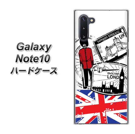 ギャラクシー Note10 高画質仕上げ 背面印刷 ハードケース【574 ＬＯＮＤＯＮ】