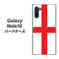 ギャラクシー Note10 高画質仕上げ 背面印刷 ハードケース【677 イングランド】