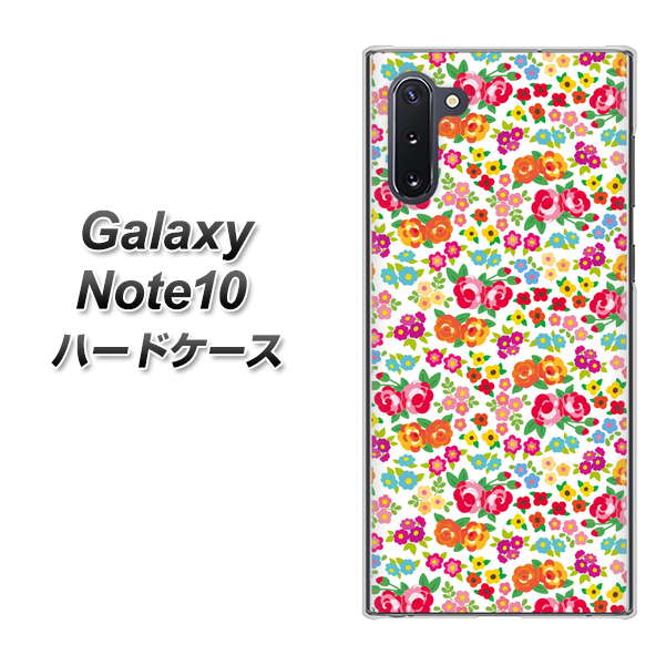 ギャラクシー Note10 高画質仕上げ 背面印刷 ハードケース【777 マイクロリバティプリントWH】