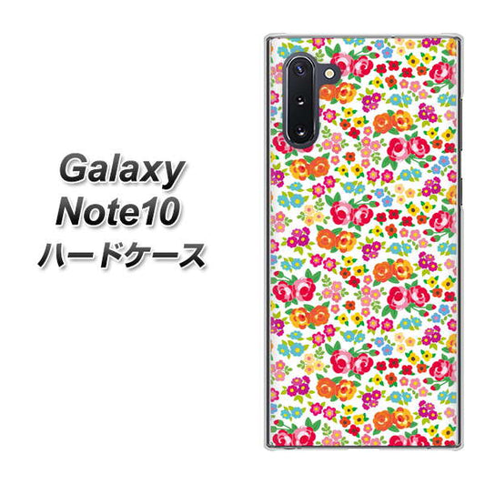 ギャラクシー Note10 高画質仕上げ 背面印刷 ハードケース【777 マイクロリバティプリントWH】