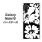 ギャラクシー Note10 高画質仕上げ 背面印刷 ハードケース【1215 モダンフラワー】
