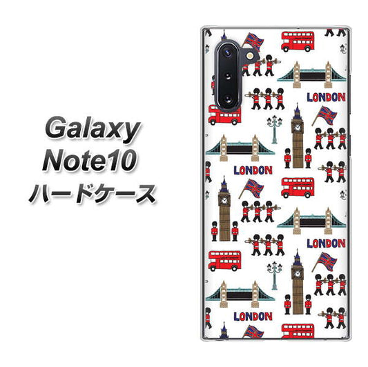 ギャラクシー Note10 高画質仕上げ 背面印刷 ハードケース【EK811 ロンドンの街】