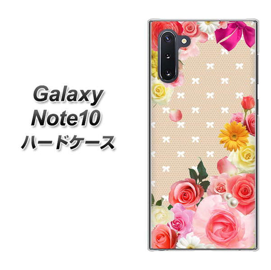 ギャラクシー Note10 高画質仕上げ 背面印刷 ハードケース【SC825 ロリータレース】