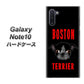 ギャラクシー Note10 高画質仕上げ 背面印刷 ハードケース【YD853 ボストンテリア04】