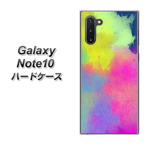 ギャラクシー Note10 高画質仕上げ 背面印刷 ハードケース【YJ294 デザイン色彩】