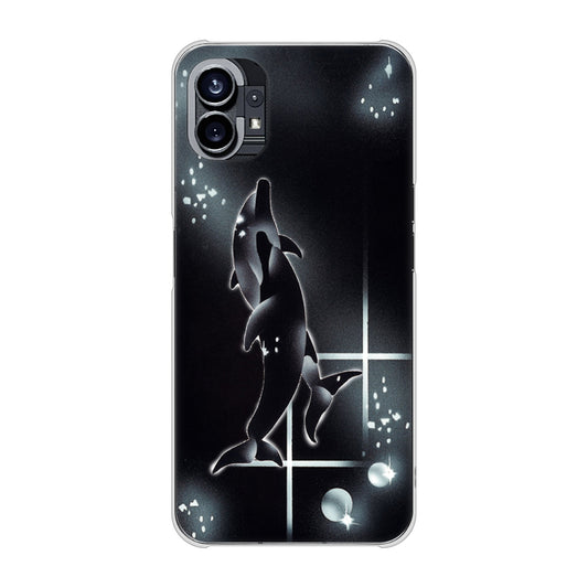 Nothing Phone(1) 158 ブラックドルフィン ハードケース 背面印刷