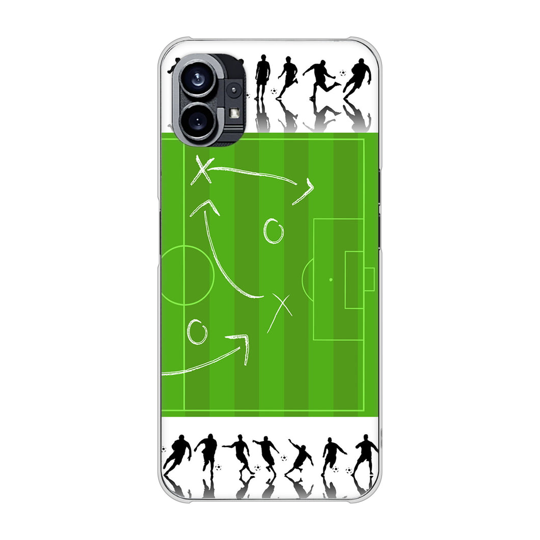 Nothing Phone(1) 高画質仕上げ 背面印刷 ハードケース【304 サッカー戦略ボード】