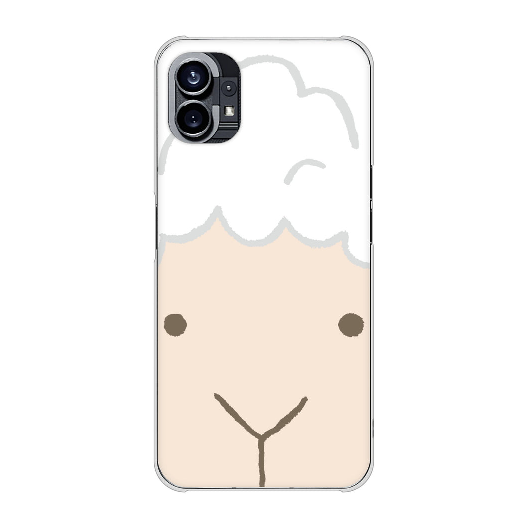 Nothing Phone(1) 高画質仕上げ 背面印刷 ハードケース【346 ひつじ】