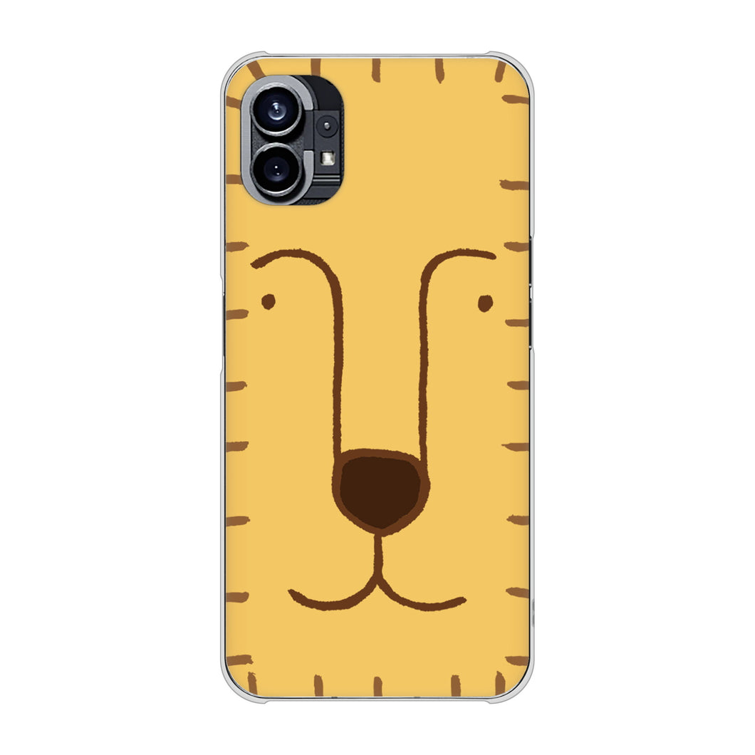 Nothing Phone(1) 高画質仕上げ 背面印刷 ハードケース【356 らいおん】