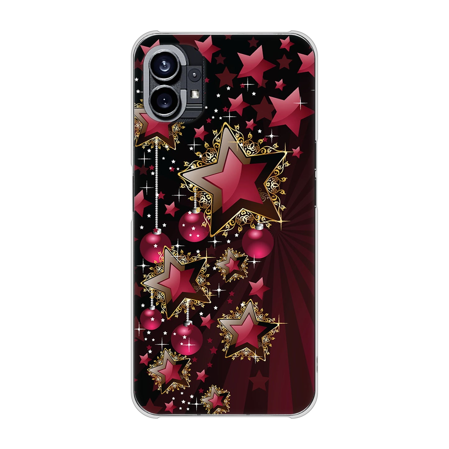 Nothing Phone(1) 高画質仕上げ 背面印刷 ハードケース【434 星の壁】