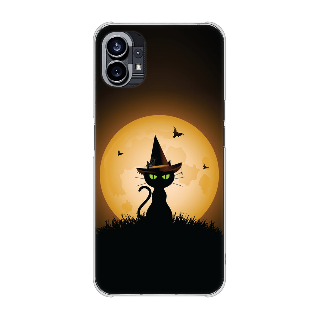 Nothing Phone(1) 高画質仕上げ 背面印刷 ハードケース【440 猫の魔法使い】