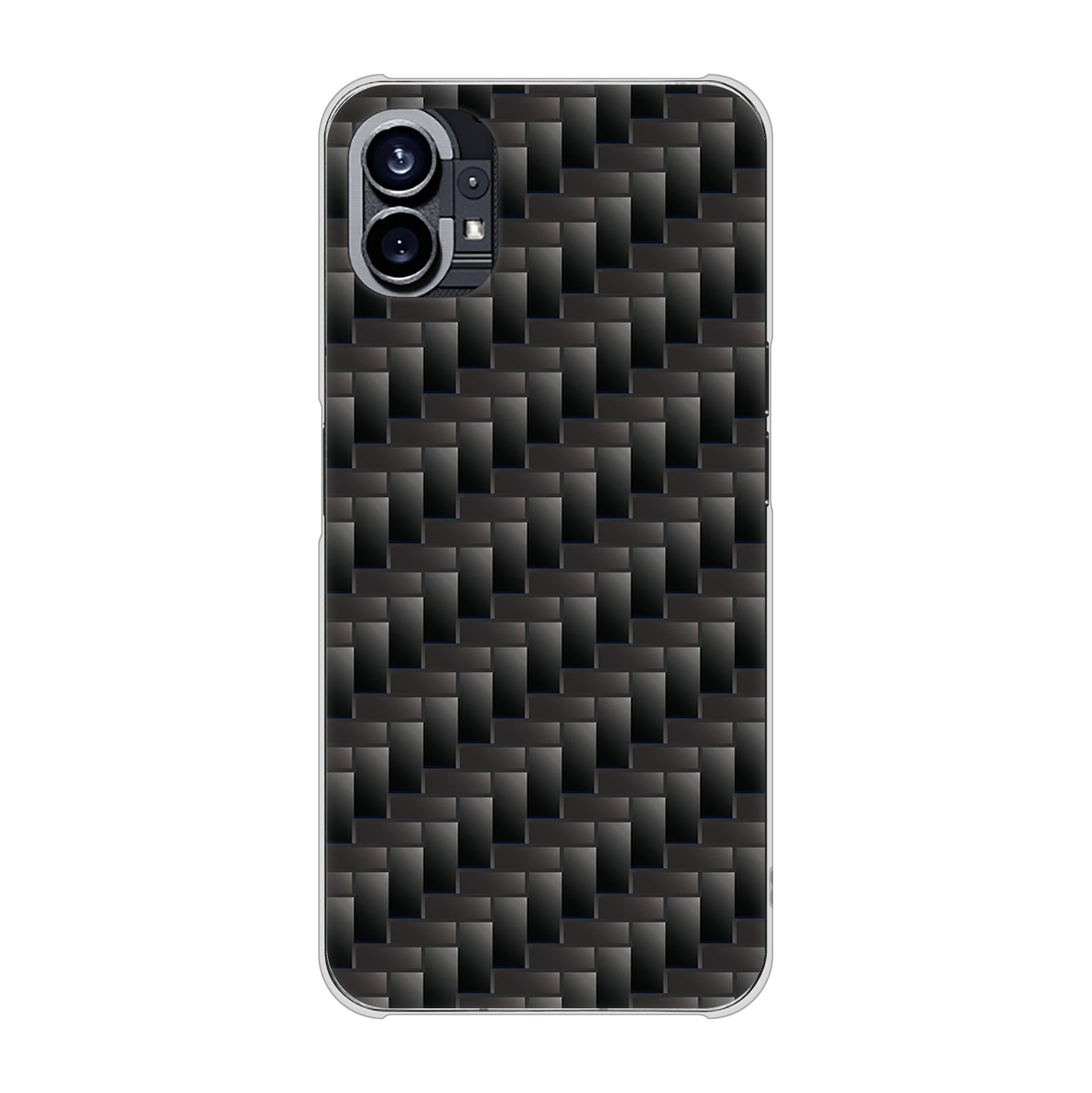 Nothing Phone(1) 高画質仕上げ 背面印刷 ハードケース【461 カーボン】