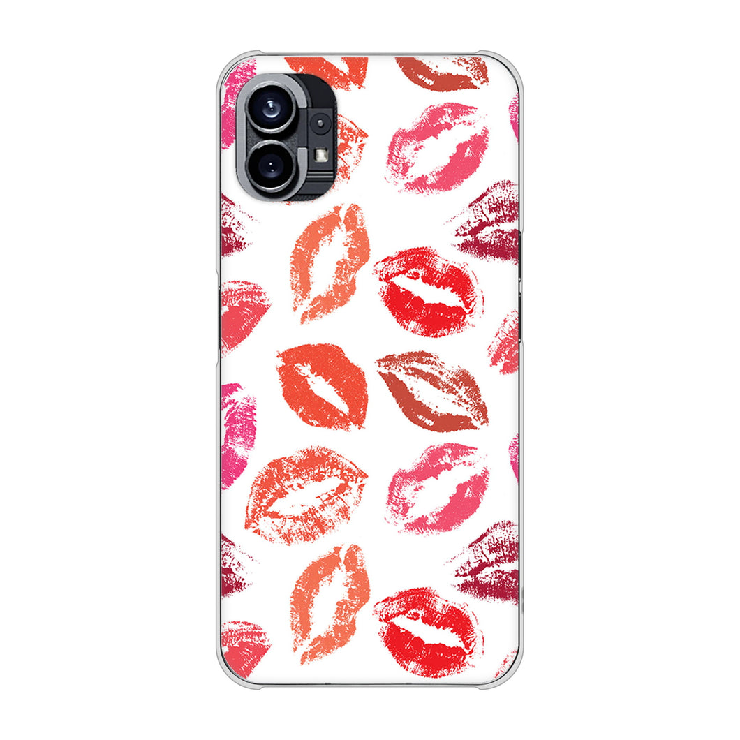 Nothing Phone(1) 高画質仕上げ 背面印刷 ハードケース【734 キスkissキス】