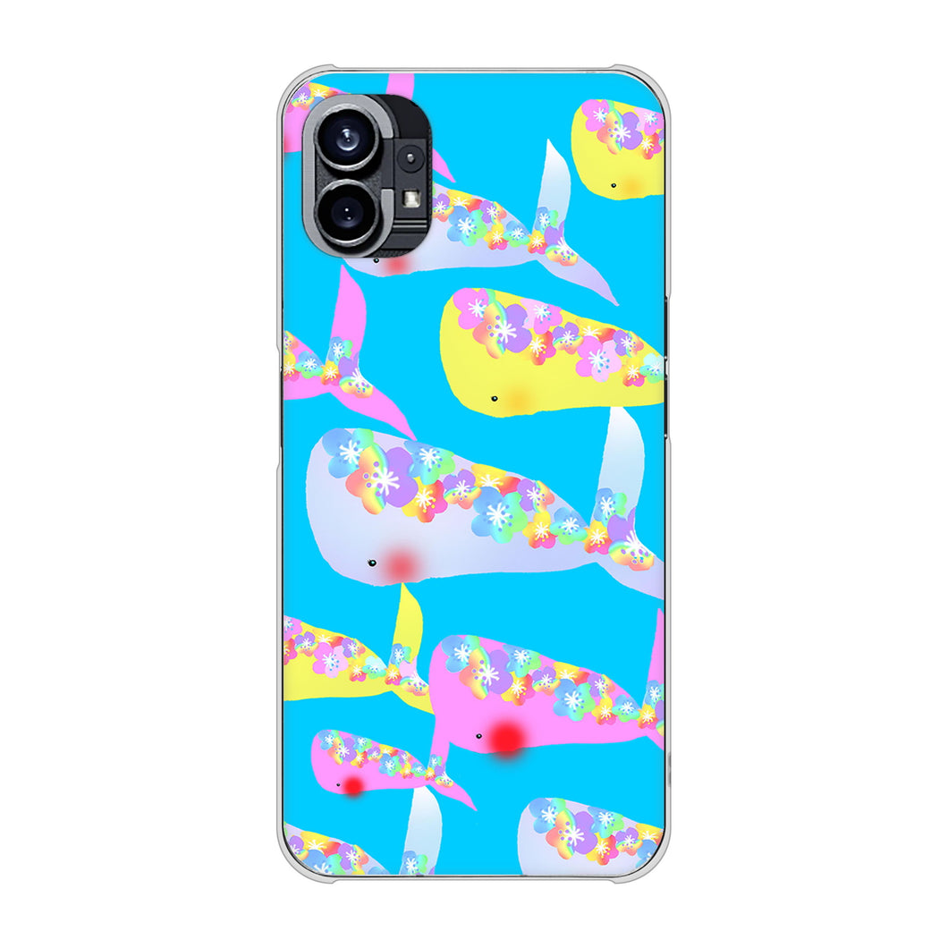 Nothing Phone(1) 高画質仕上げ 背面印刷 ハードケース【1045 くじらの仲間】