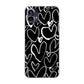 Nothing Phone(1) 高画質仕上げ 背面印刷 ハードケース【1124 ハート BK＆WH】