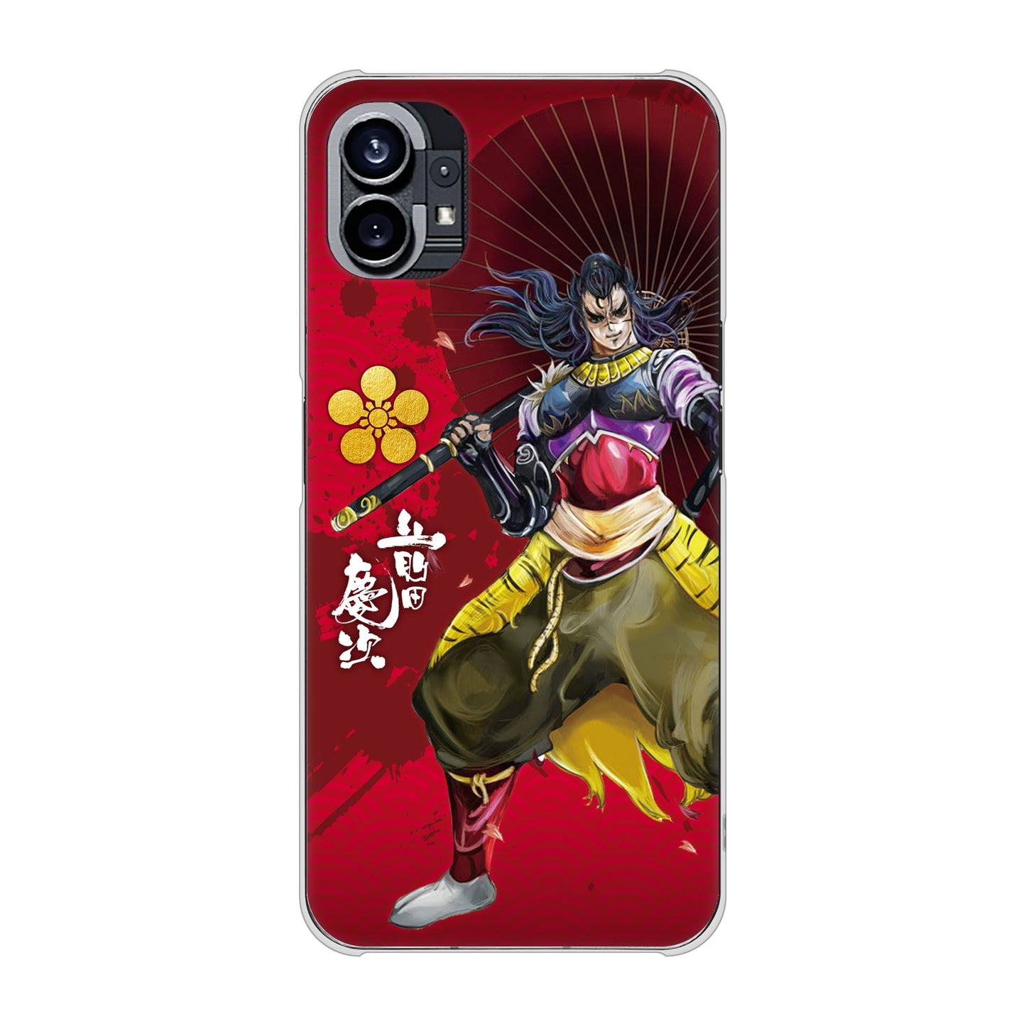Nothing Phone(1) 高画質仕上げ 背面印刷 ハードケース【AB806 前田慶次 イラストと家紋】