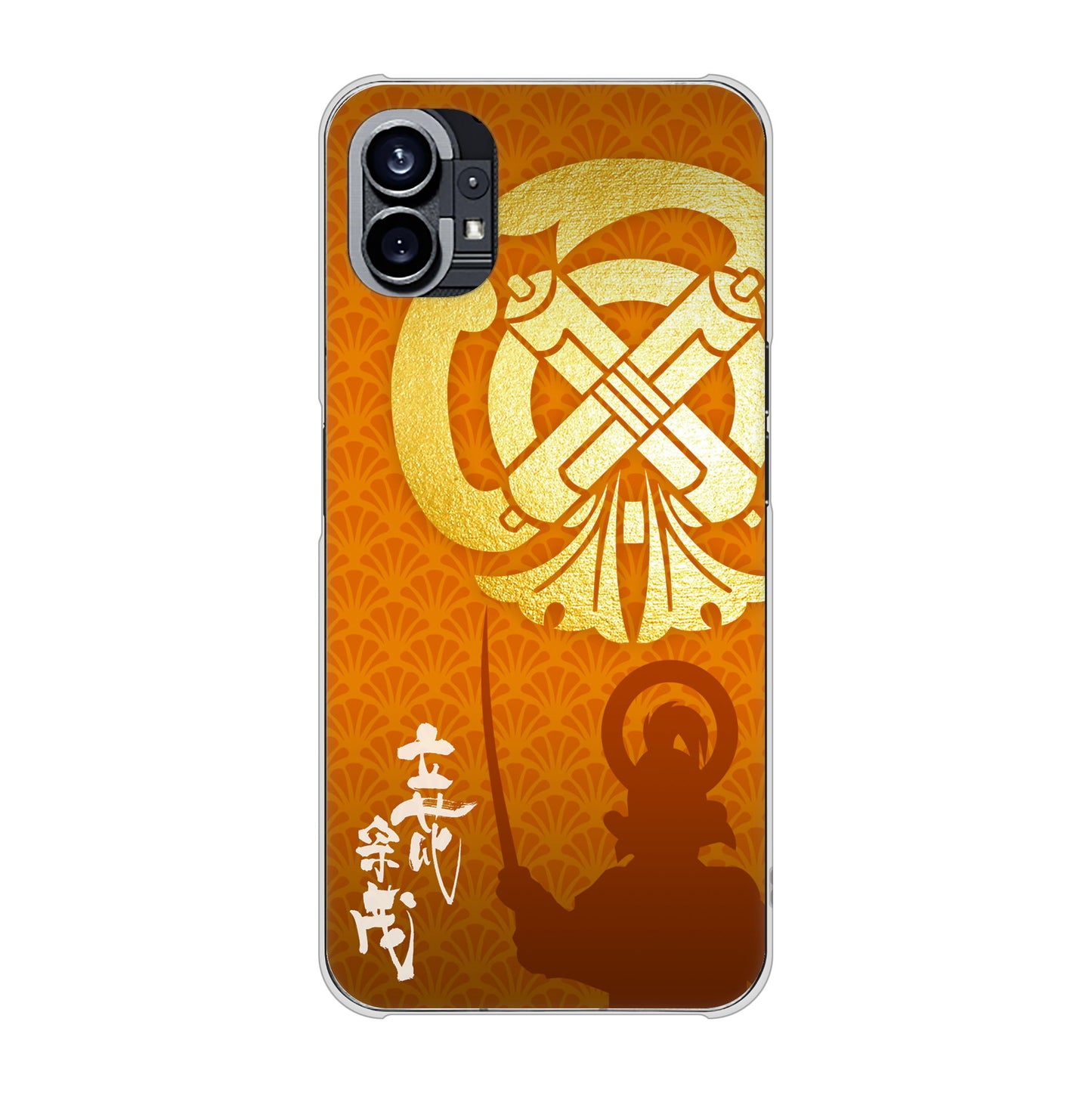 Nothing Phone(1) 高画質仕上げ 背面印刷 ハードケース【AB819 立花宗茂 シルエットと家紋】