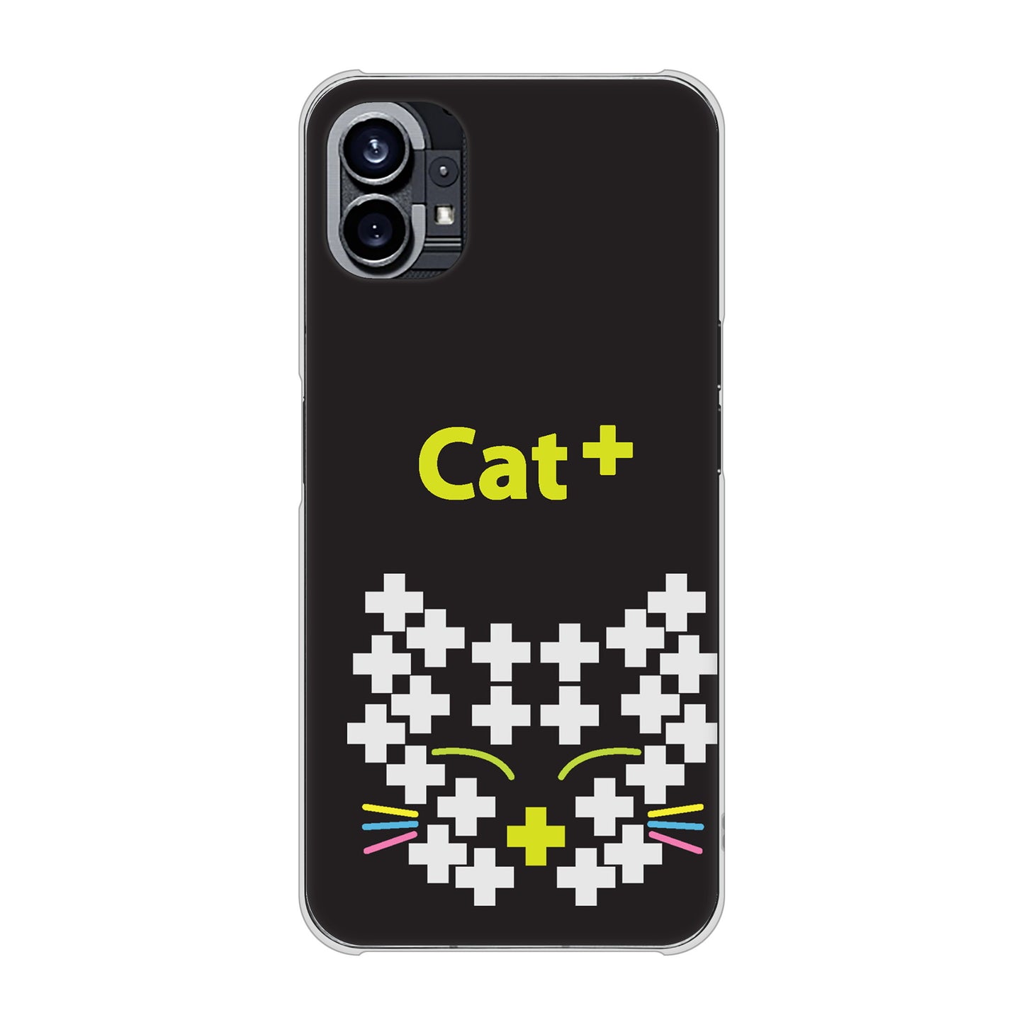 Nothing Phone(1) 高画質仕上げ 背面印刷 ハードケース【IA807 Cat＋】