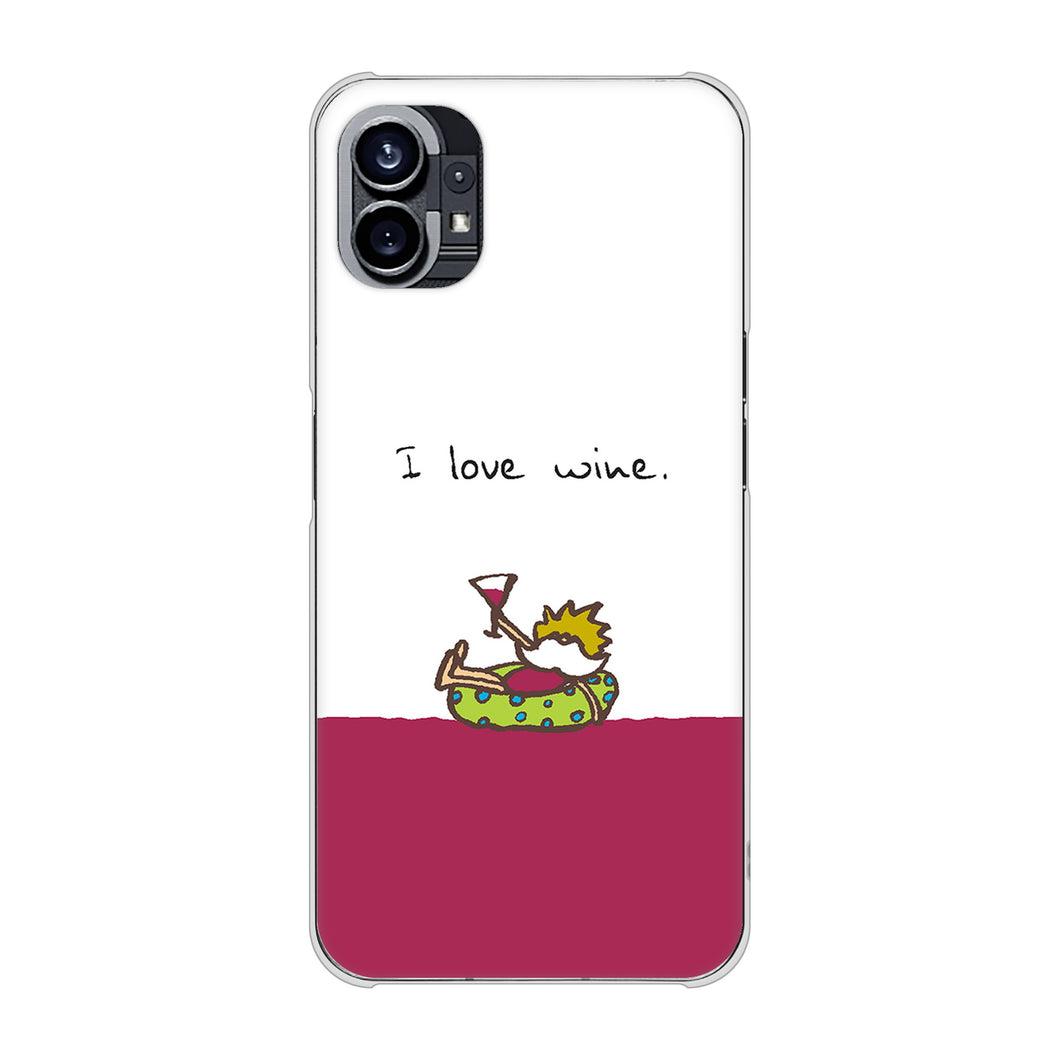 Nothing Phone(1) 高画質仕上げ 背面印刷 ハードケース【IA811 ワインの神様】