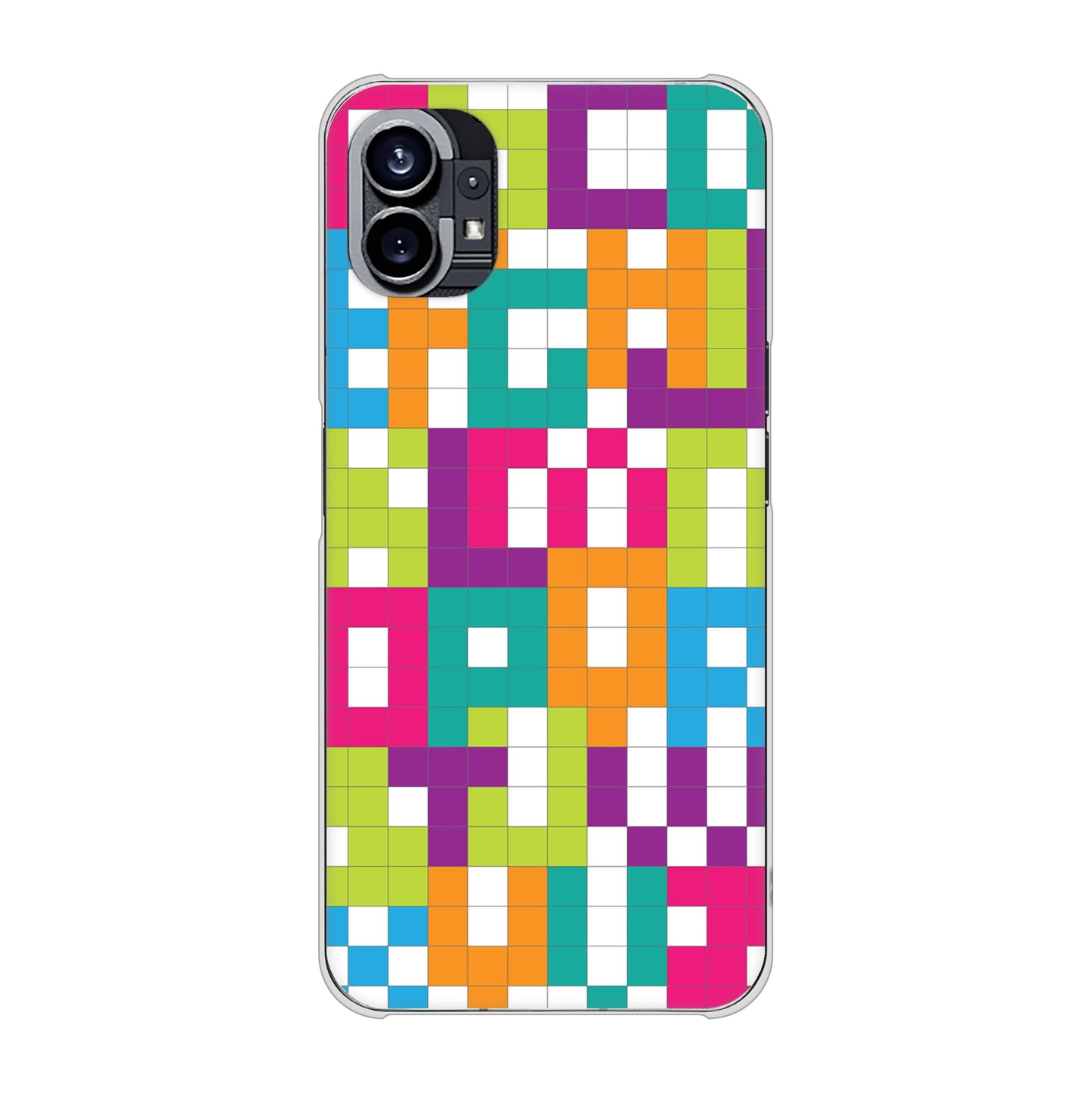 Nothing Phone(1) 高画質仕上げ 背面印刷 ハードケース【IB916 ブロックアルファベット】