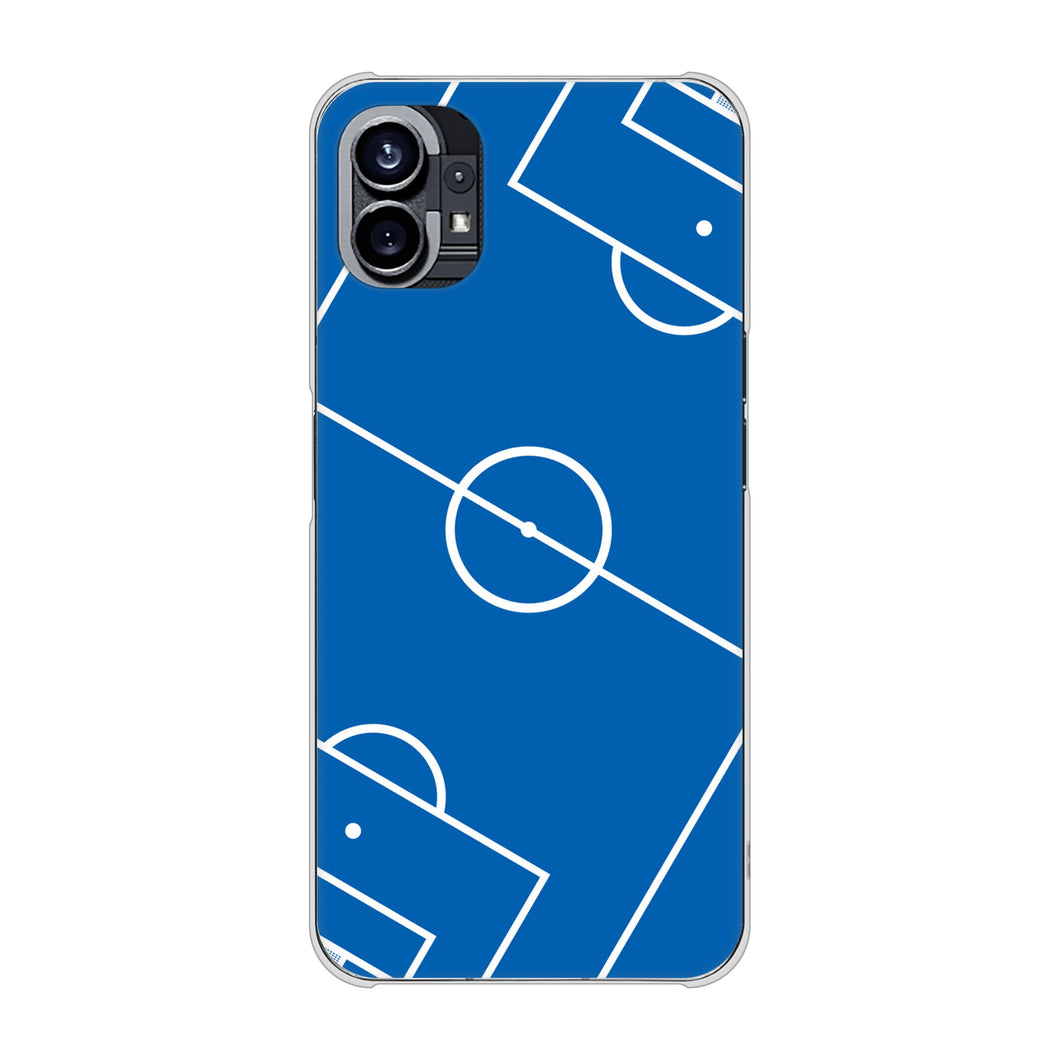 Nothing Phone(1) 高画質仕上げ 背面印刷 ハードケース【IB922 SOCCER_ピッチ】