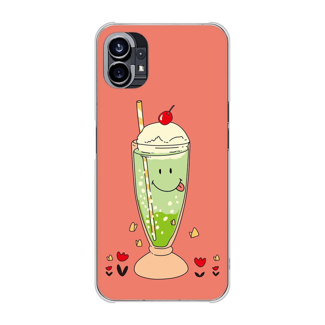 Nothing Phone(1) 高画質仕上げ 背面印刷 ハードケース【MA900 クリームソーダ】