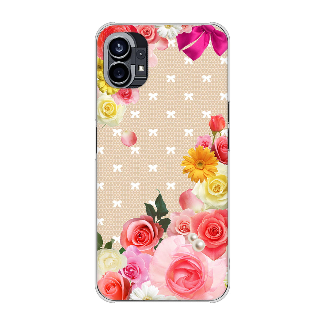 Nothing Phone(1) 高画質仕上げ 背面印刷 ハードケース【SC825 ロリータレース】