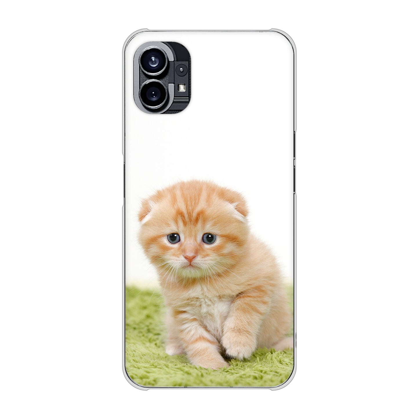 Nothing Phone(1) 高画質仕上げ 背面印刷 ハードケース【VA802 ネコこっそり】