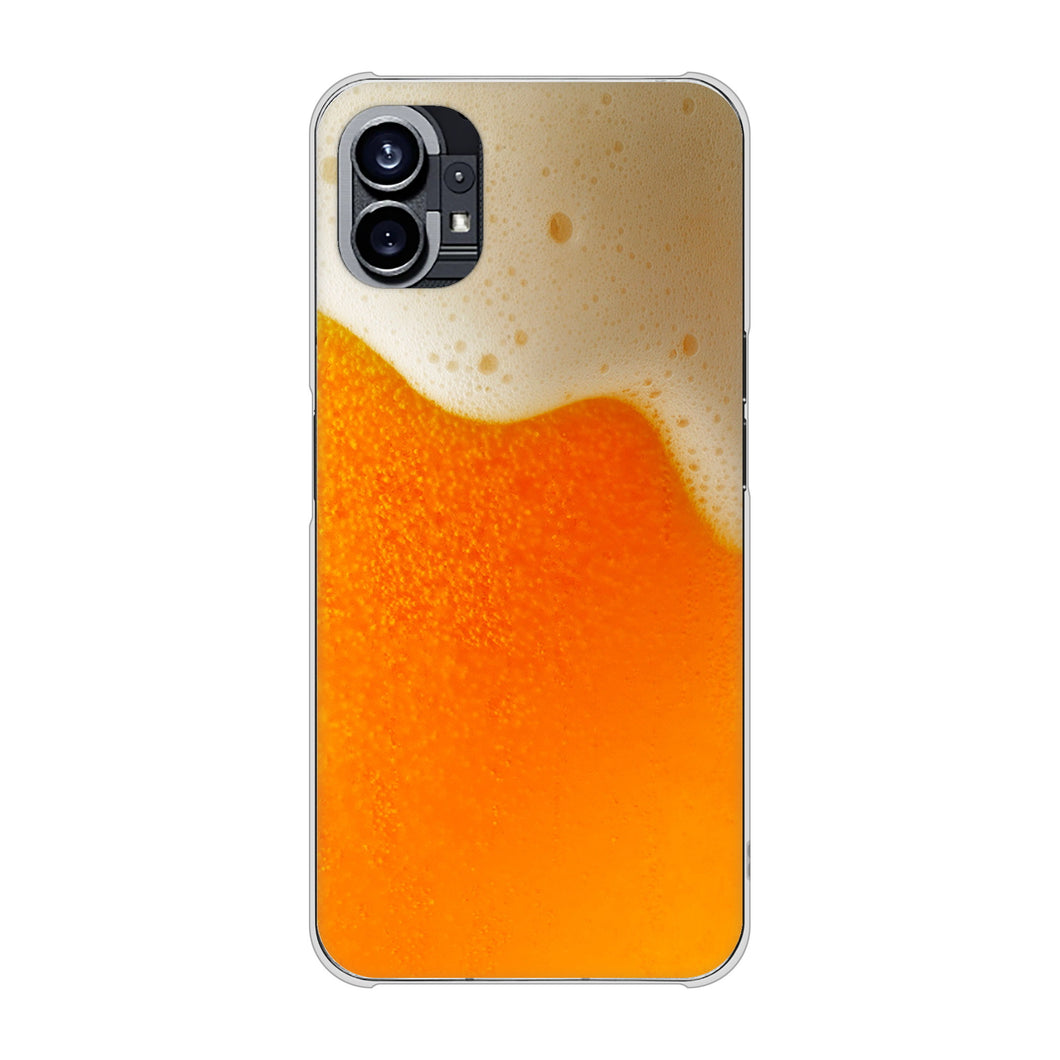 Nothing Phone(1) 高画質仕上げ 背面印刷 ハードケース【VA855 ジョッキ生(ビール)】
