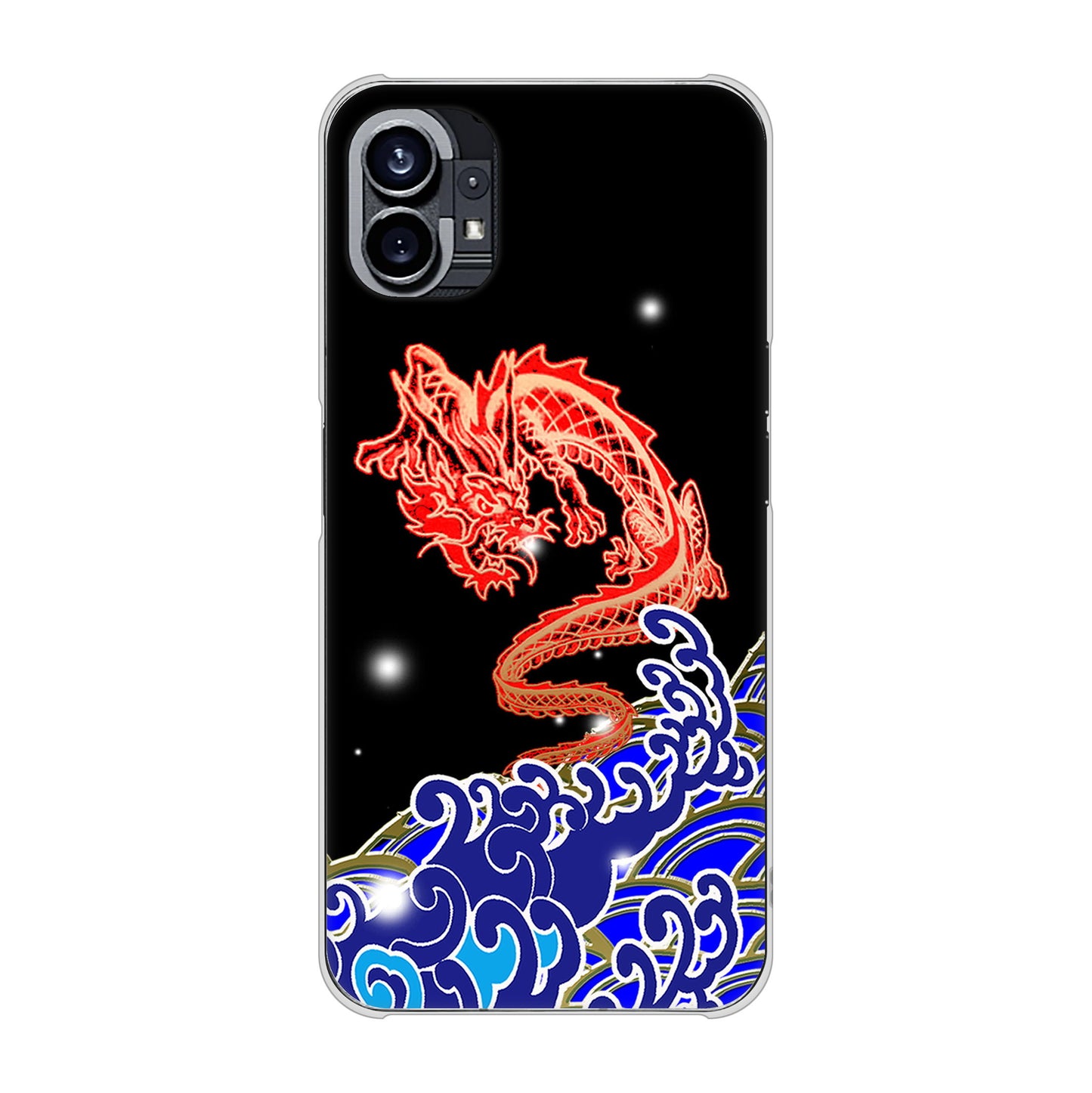 Nothing Phone(1) 高画質仕上げ 背面印刷 ハードケース【YC903 水竜02】