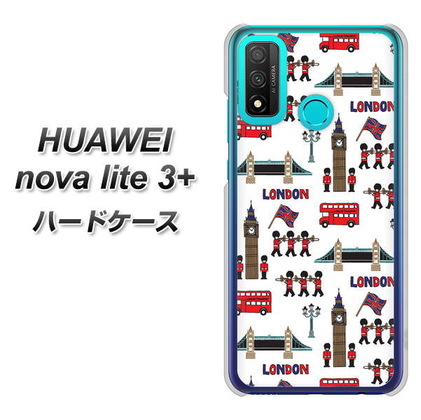 HUAWEI（ファーウェイ） nova lite 3プラス POT-LX2J 高画質仕上げ 背面印刷 ハードケース【EK811 ロンドンの街】