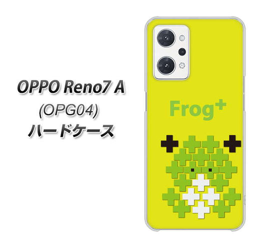 OPPO Reno7 A OPG04 au 高画質仕上げ 背面印刷 ハードケース【IA806 Frog＋】