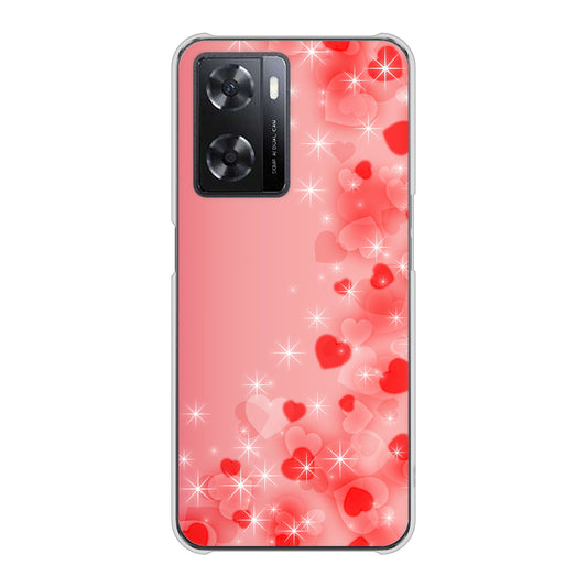 OPPO A77 003 ハート色の夢 ハードケース 背面印刷