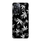 OPPO A77 高画質仕上げ 背面印刷 ハードケース【064 モノトーン大麻ブラック】
