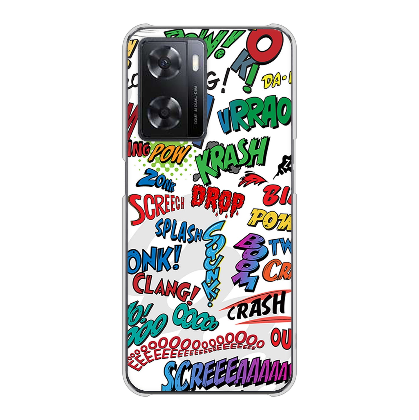 OPPO A77 高画質仕上げ 背面印刷 ハードケース【271 アメリカン キャッチコピー】