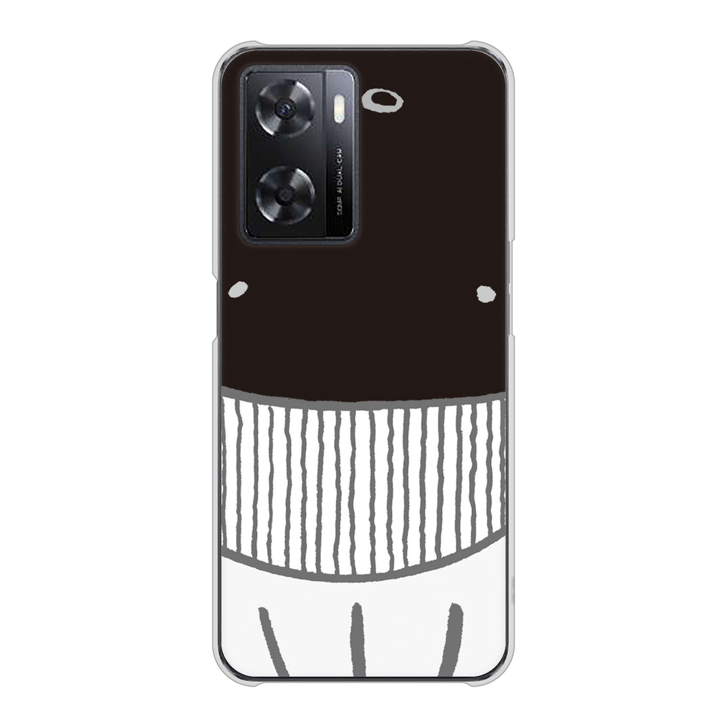 OPPO A77 高画質仕上げ 背面印刷 ハードケース【355 くじら】