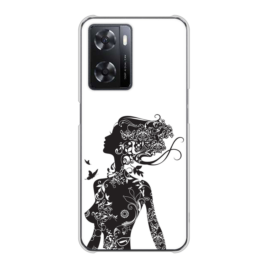 OPPO A77 高画質仕上げ 背面印刷 ハードケース【384 ボディアート】