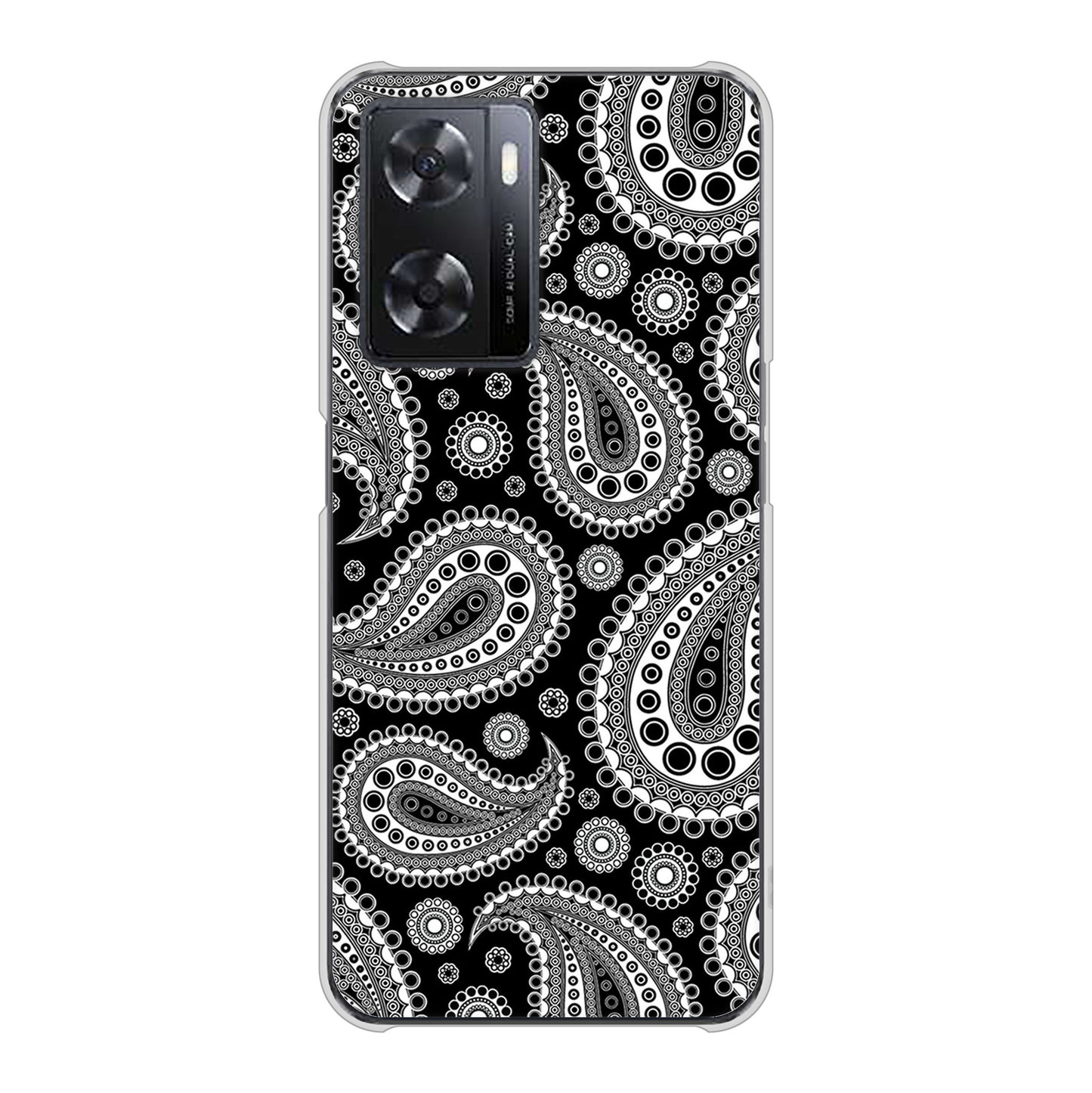 OPPO A77 高画質仕上げ 背面印刷 ハードケース【421 ベイズリー】