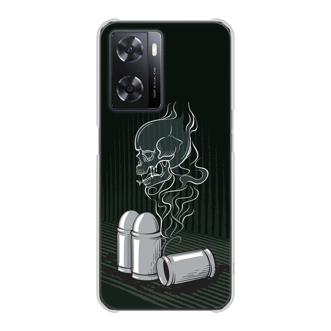 OPPO A77 高画質仕上げ 背面印刷 ハードケース【481 弾丸】
