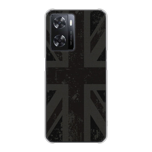 OPPO A77 505 ユニオンジャック ダーク ハードケース 背面印刷