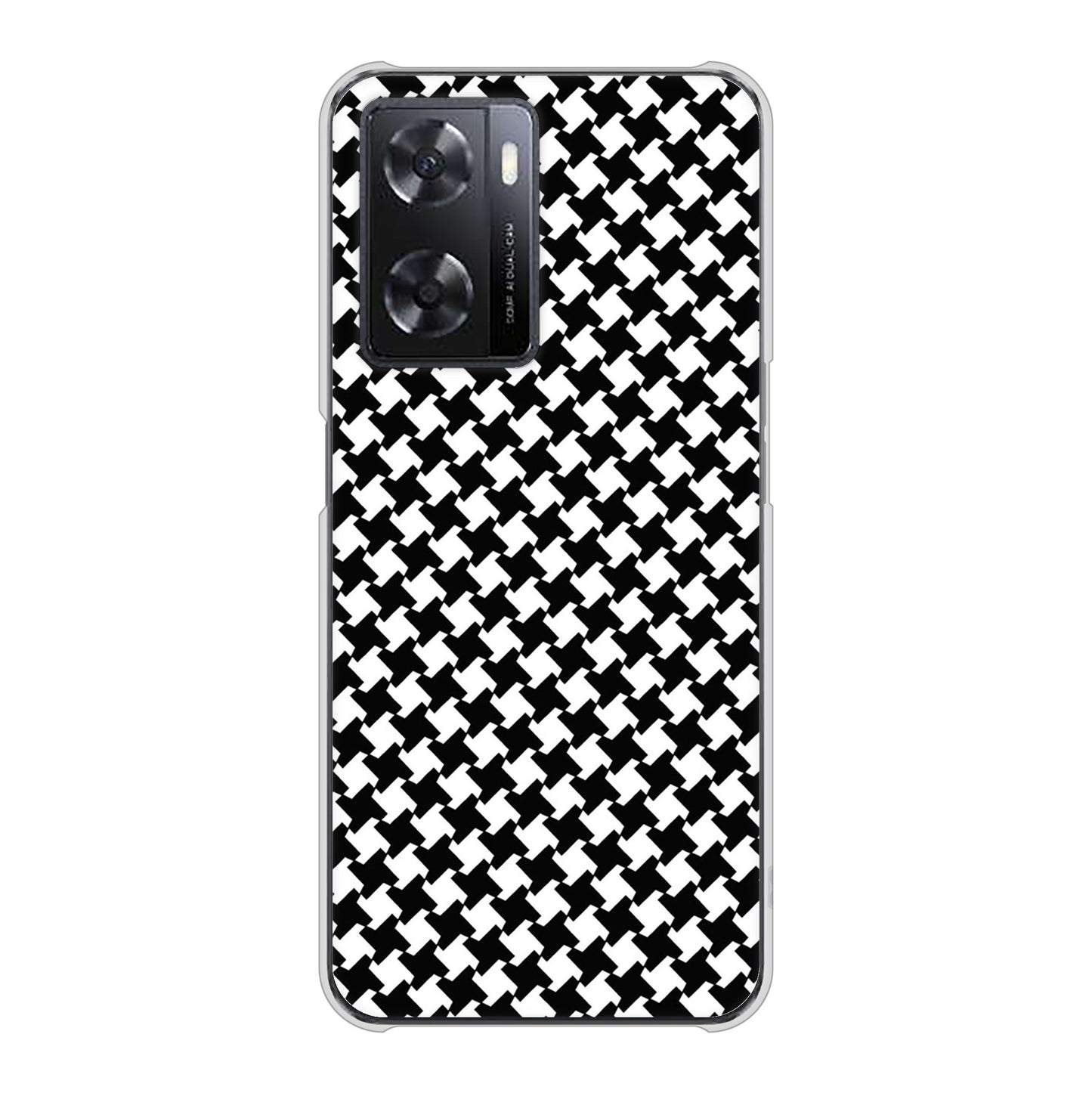 OPPO A77 高画質仕上げ 背面印刷 ハードケース【514 和柄＆筆文字 風車】