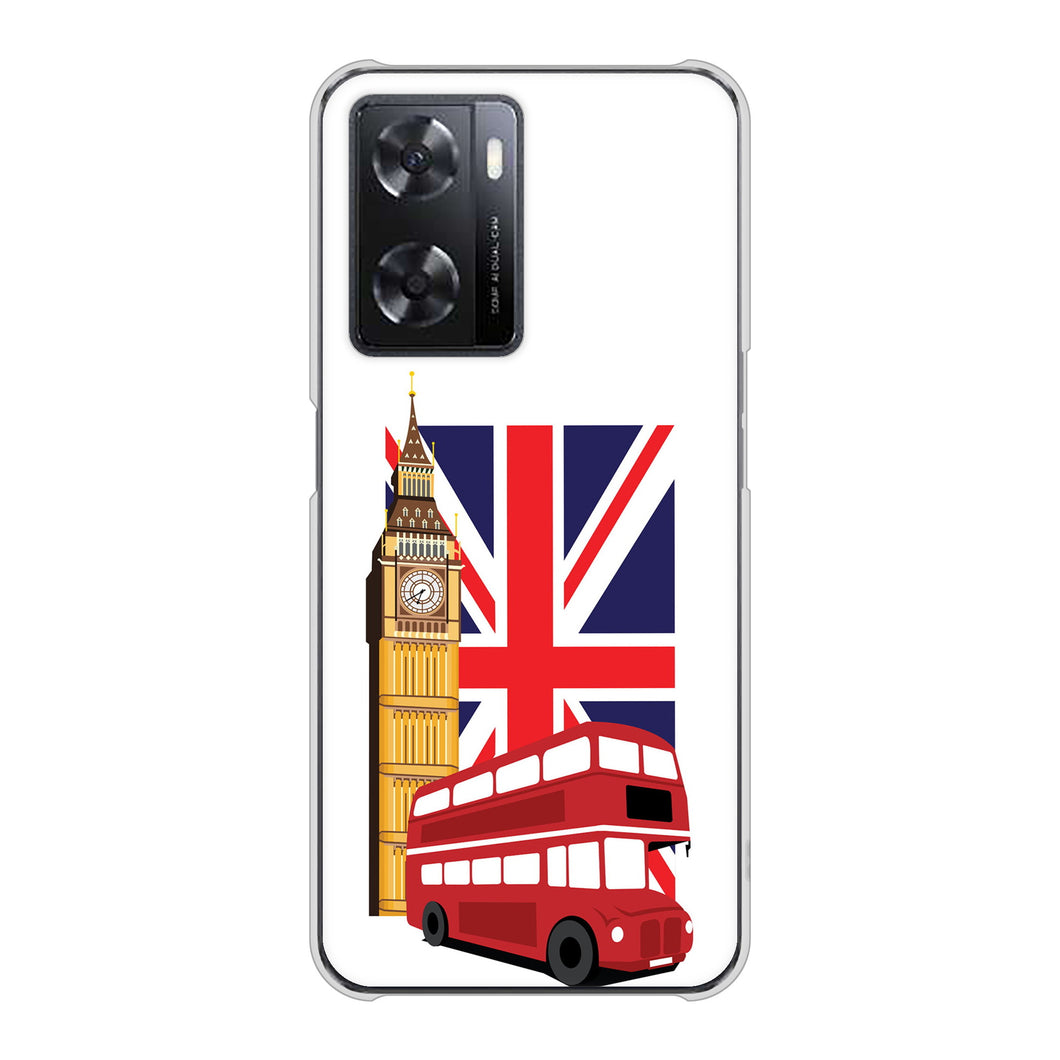 OPPO A77 高画質仕上げ 背面印刷 ハードケース【573 イギリス】