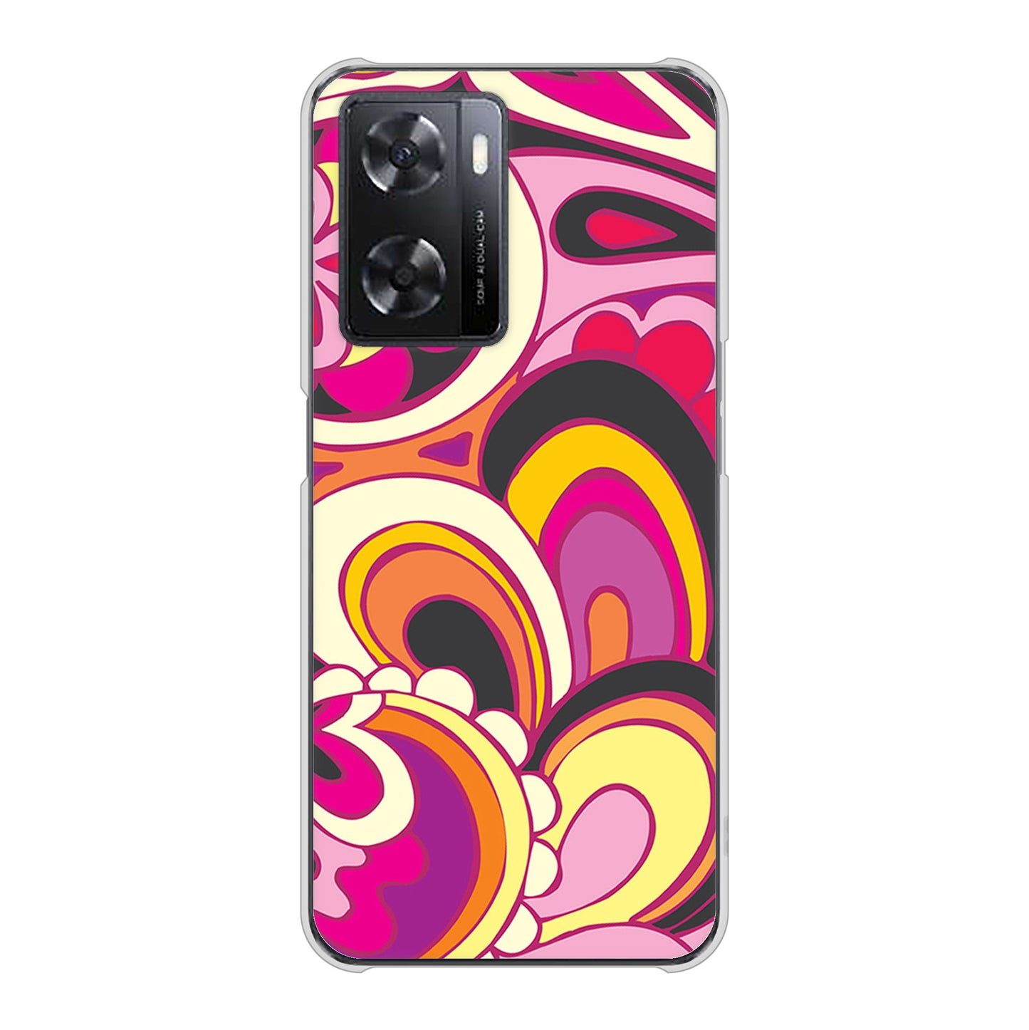 OPPO A77 高画質仕上げ 背面印刷 ハードケース【586 ブローアップカラー】