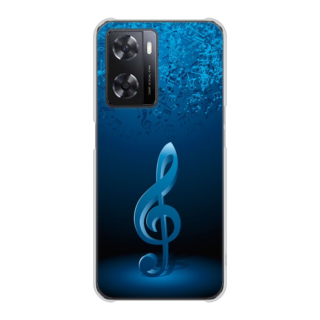 OPPO A77 高画質仕上げ 背面印刷 ハードケース【588 オーケストラ】