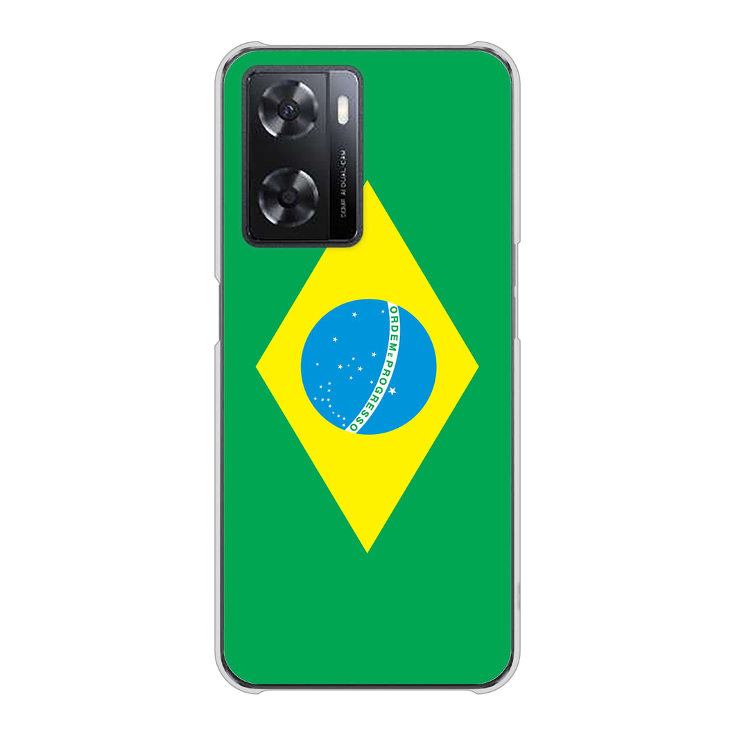 OPPO A77 高画質仕上げ 背面印刷 ハードケース【664 ブラジル】