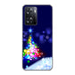 OPPO A77 高画質仕上げ 背面印刷 ハードケース【720 白銀のクリスマスツリー】